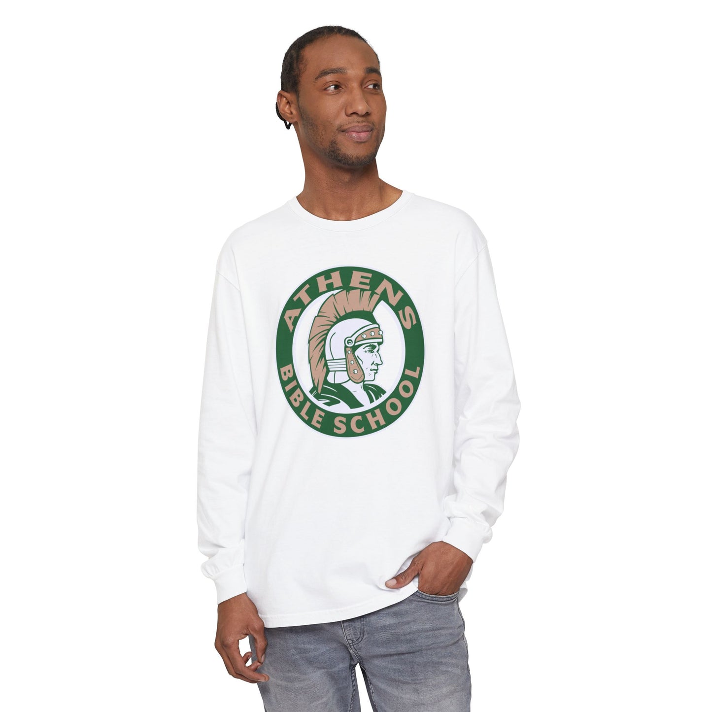 Garment-Dyed Long Sleeve Tee