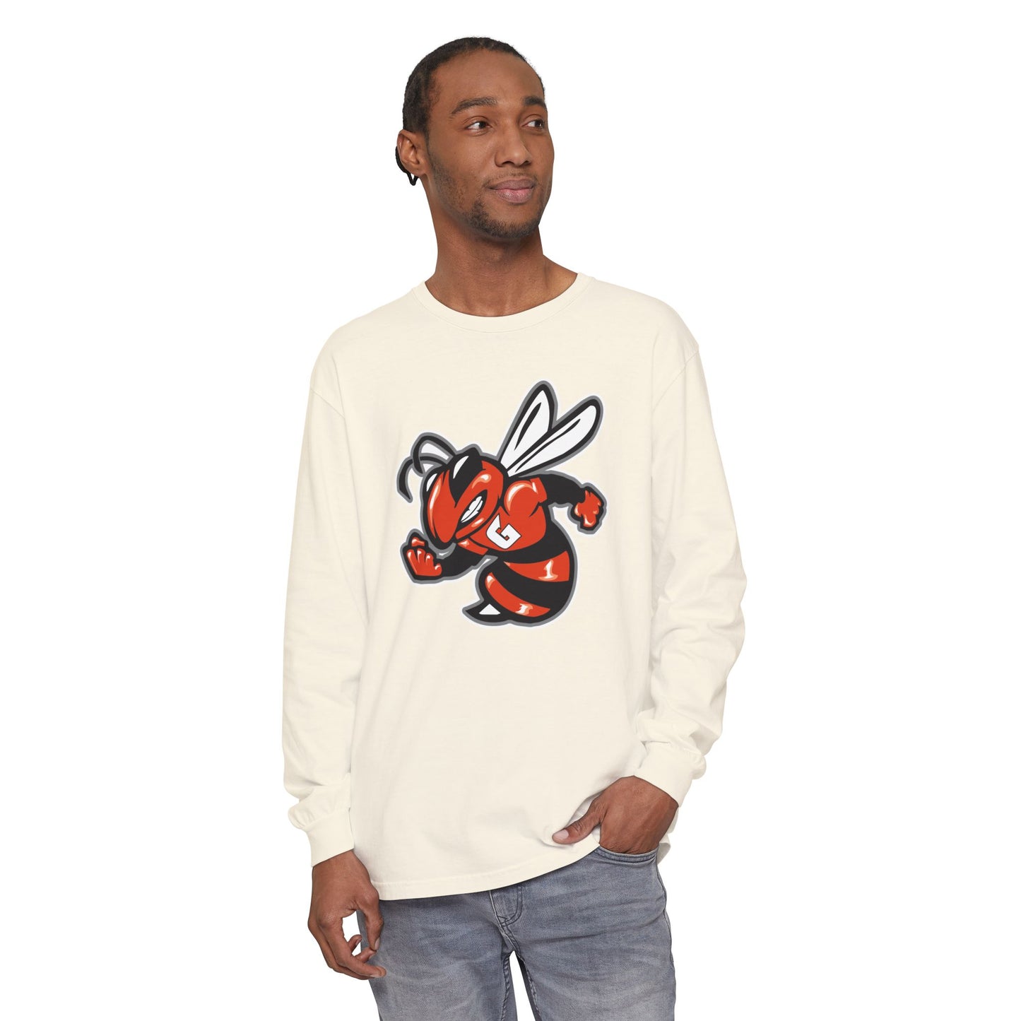 Garment-Dyed Long Sleeve Tee