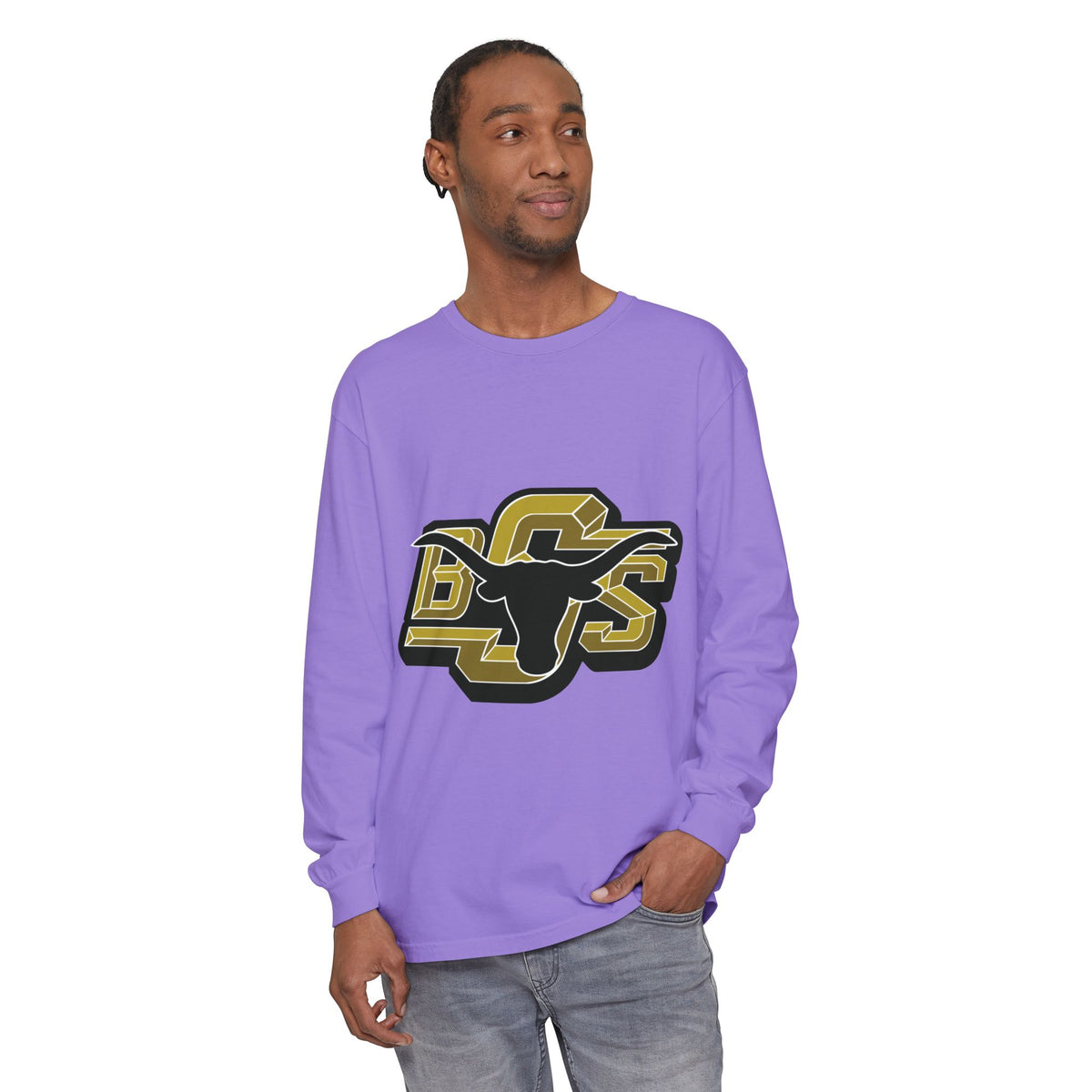 Garment-Dyed Long Sleeve Tee
