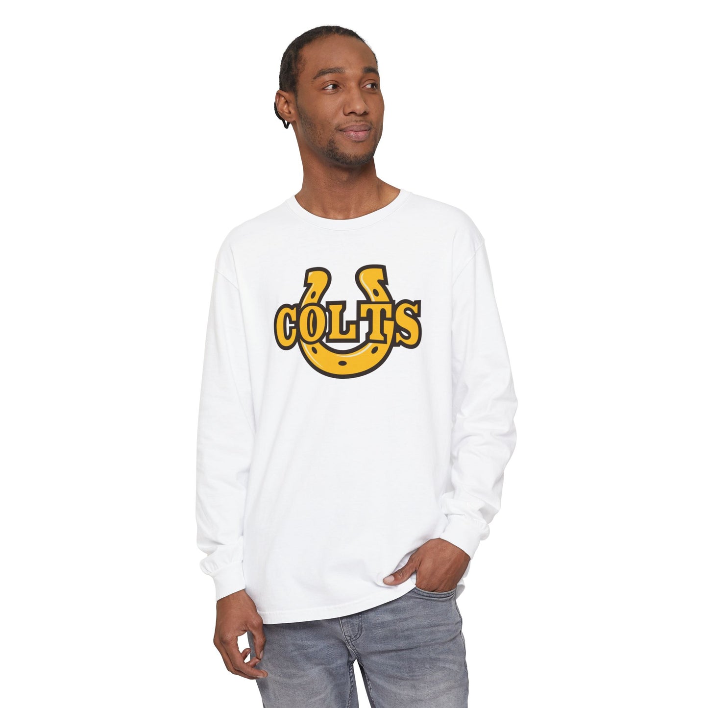 Garment-Dyed Long Sleeve Tee