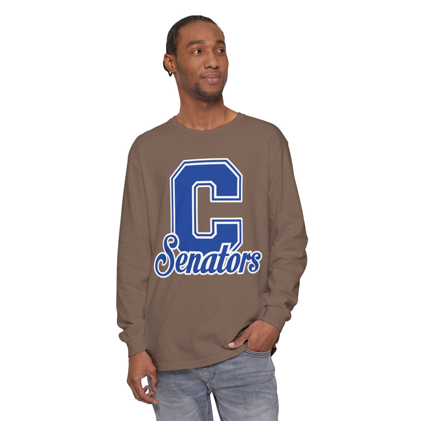 Garment-Dyed Long Sleeve Tee