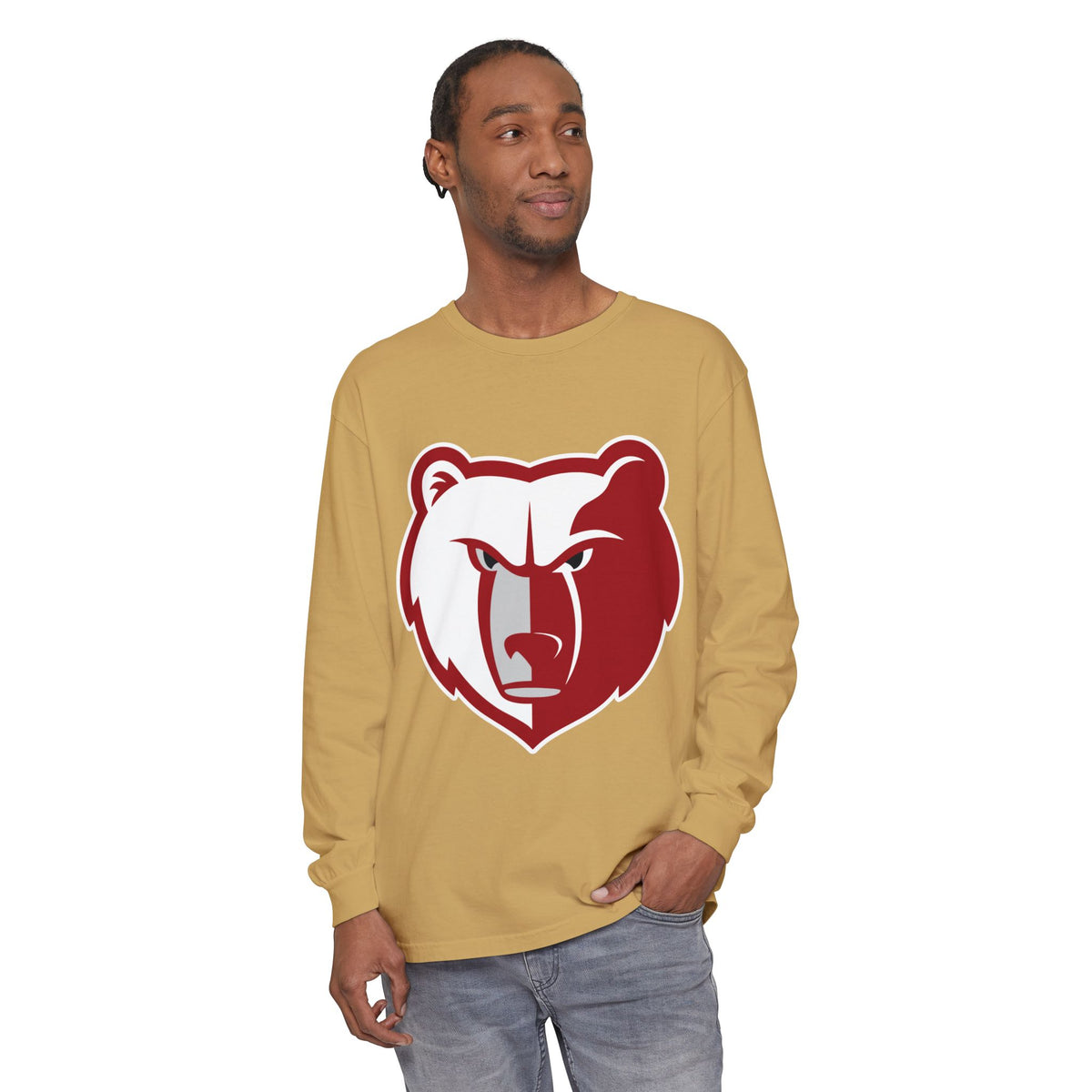Garment-Dyed Long Sleeve Tee