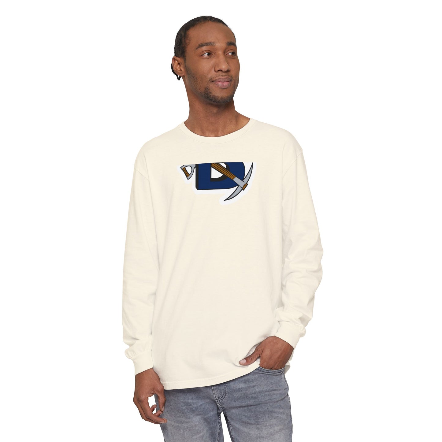 Garment-Dyed Long Sleeve Tee