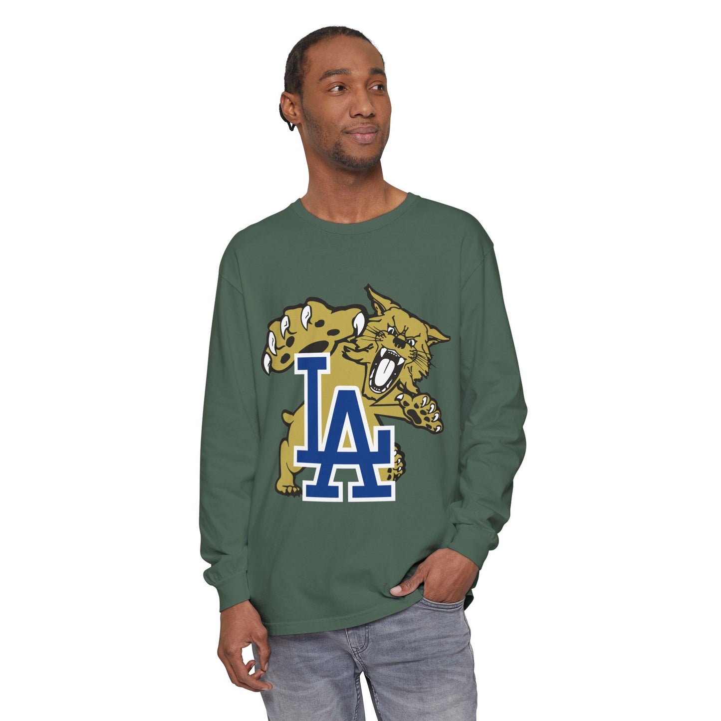 Garment-Dyed Long Sleeve Tee
