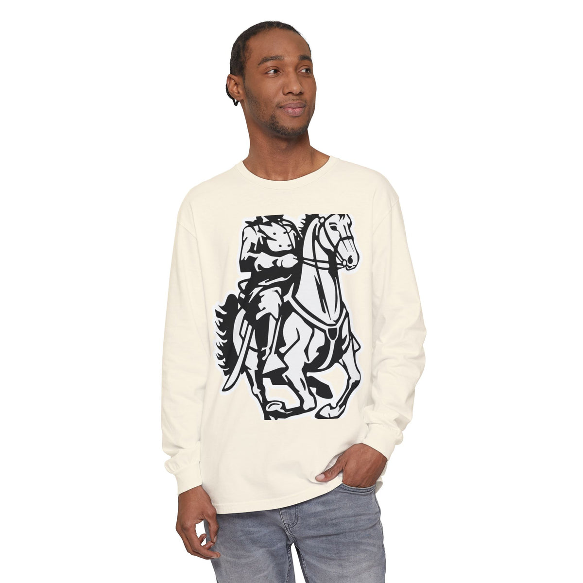 Garment-Dyed Long Sleeve Tee