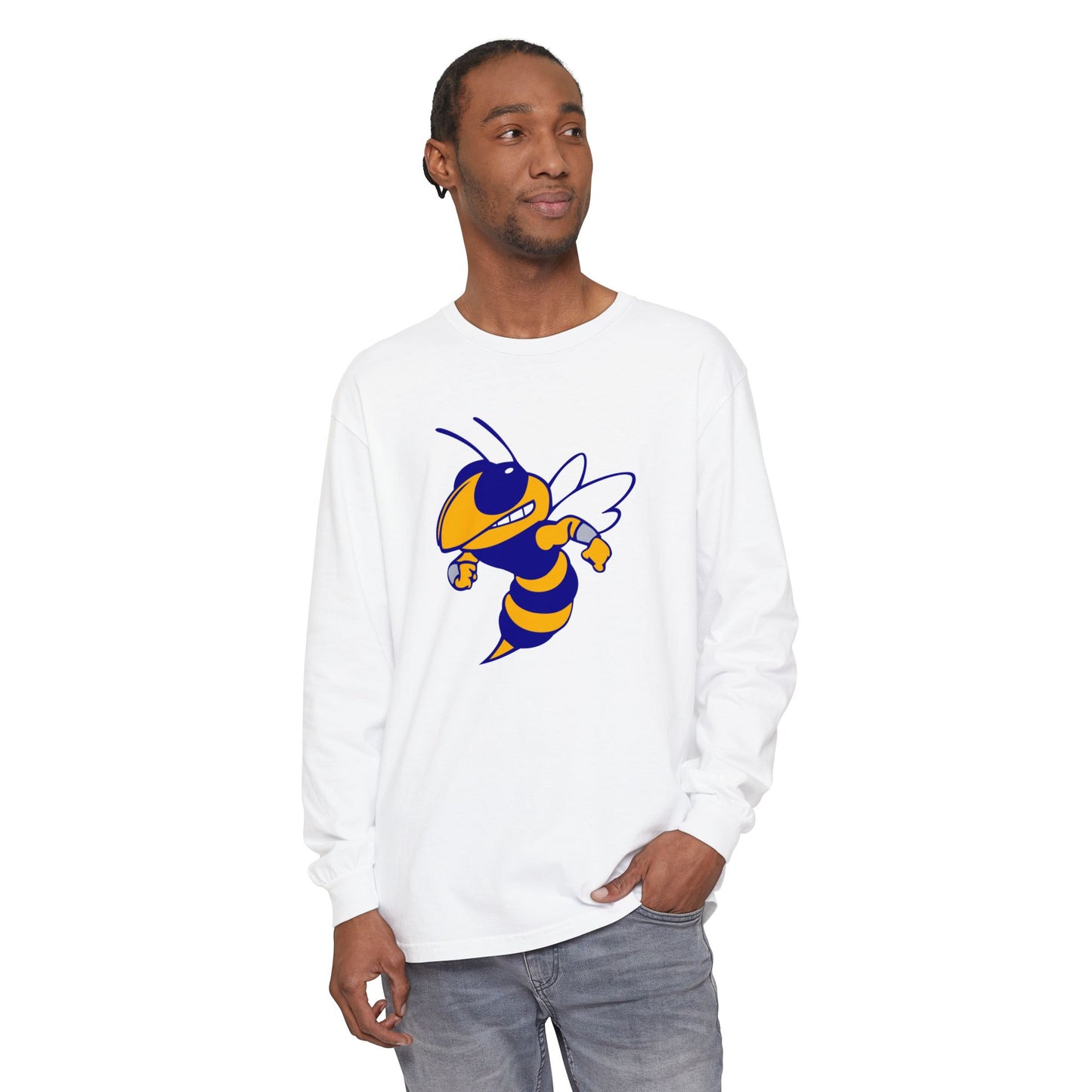 Garment-Dyed Long Sleeve Tee