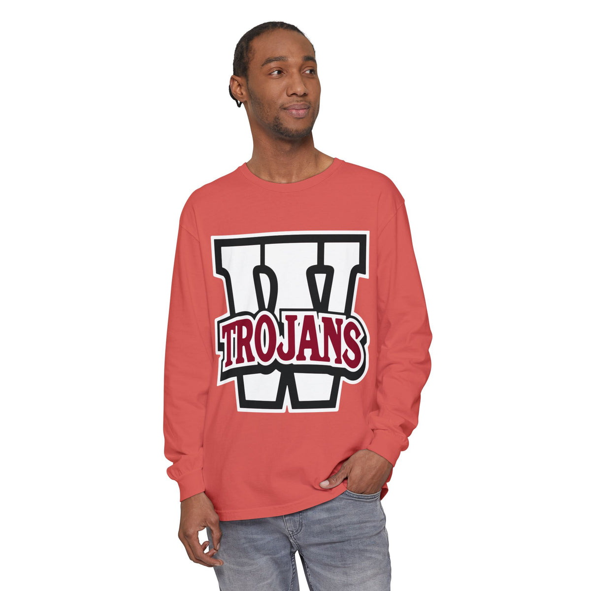 Garment-Dyed Long Sleeve Tee