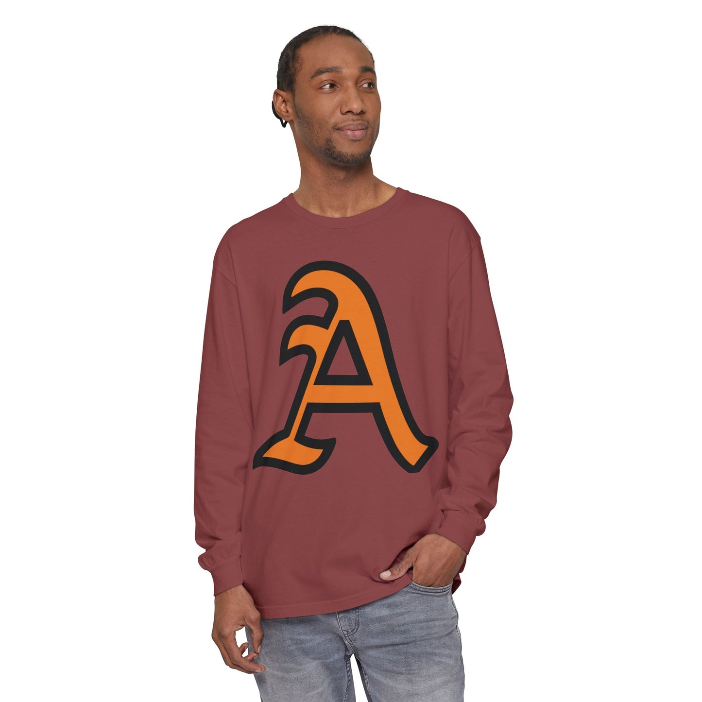 Garment-Dyed Long Sleeve Tee