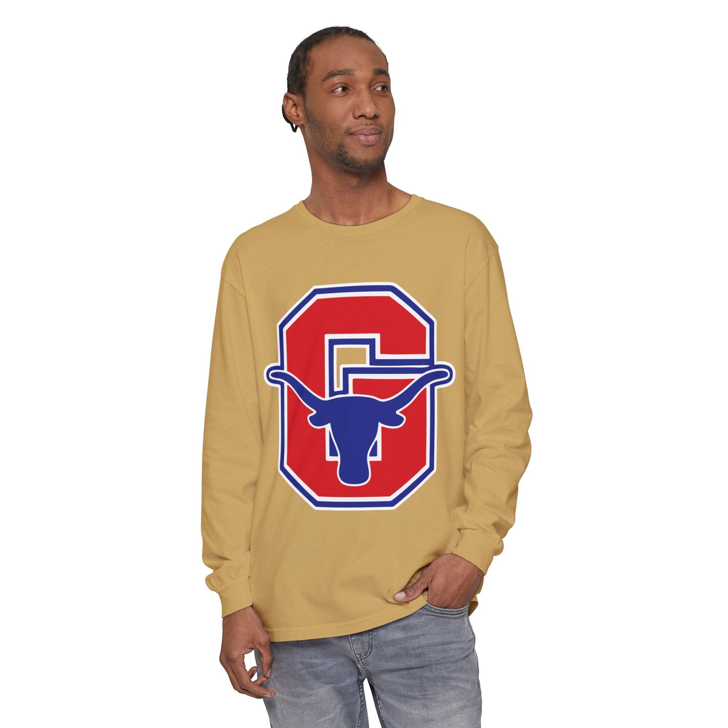 Garment-Dyed Long Sleeve Tee