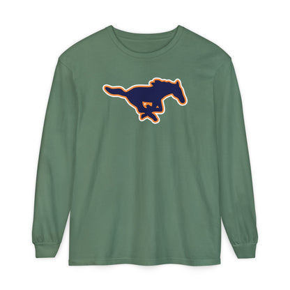 Garment-Dyed Long Sleeve Tee