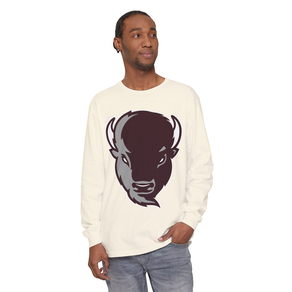 Garment-Dyed Long Sleeve Tee