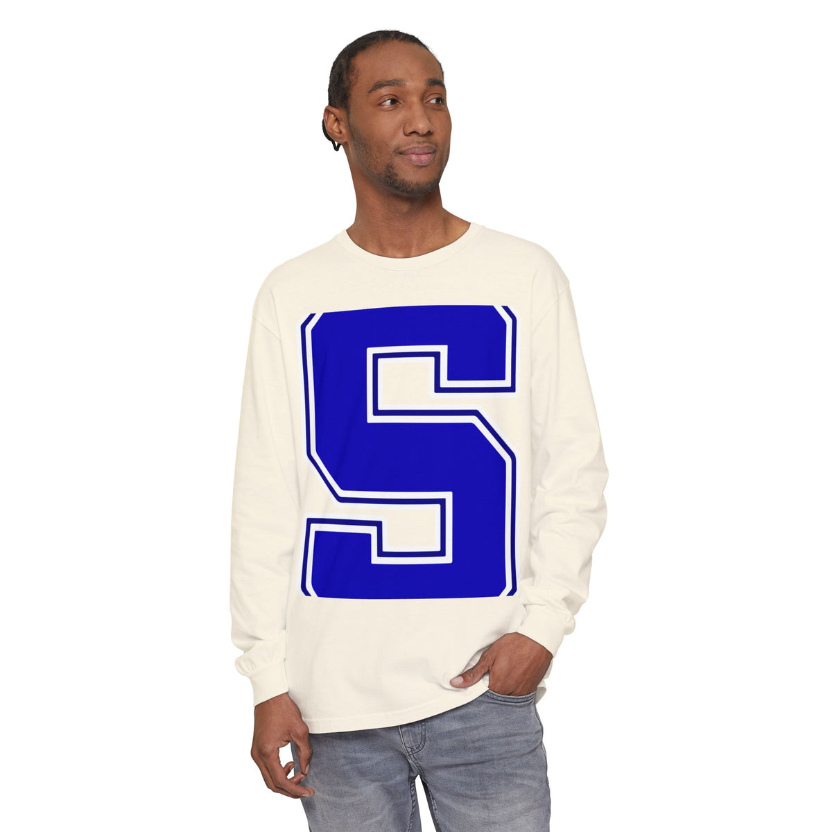 Garment-Dyed Long Sleeve Tee