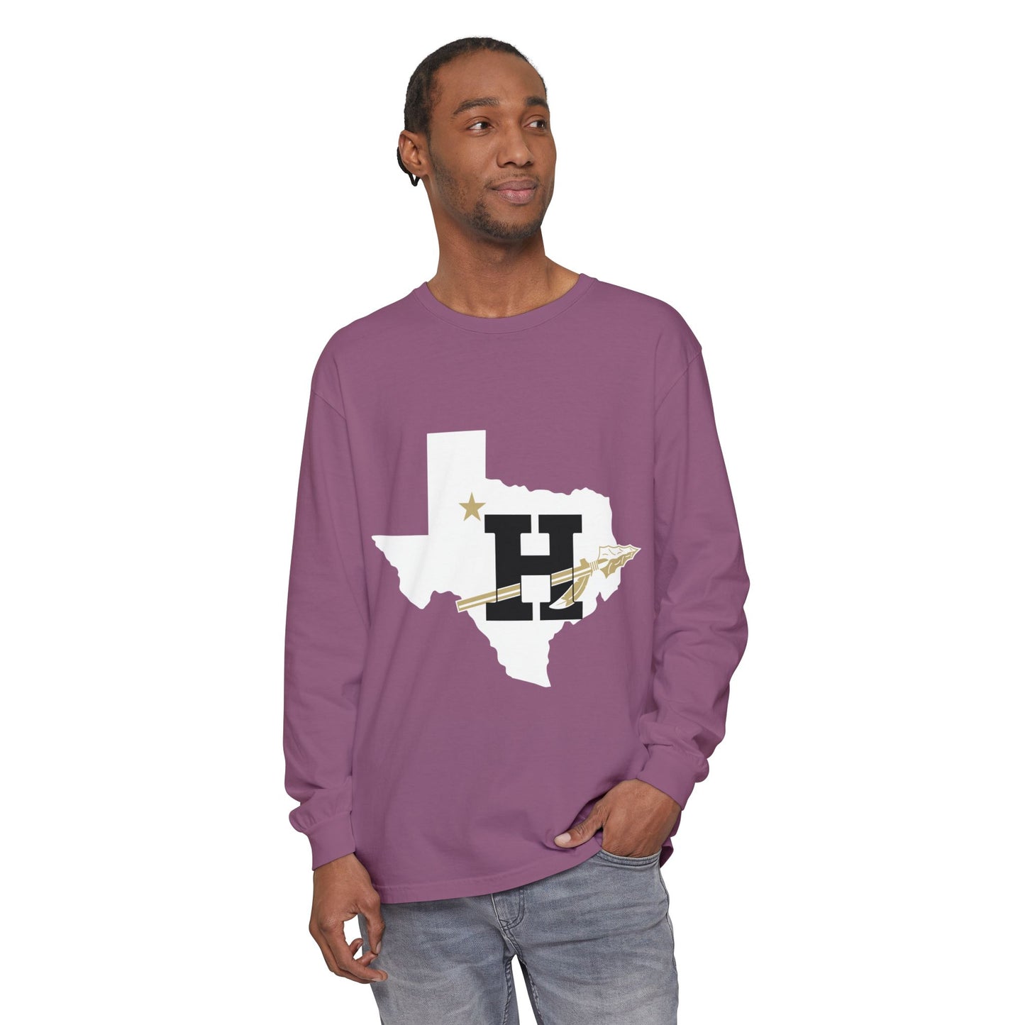 Garment-Dyed Long Sleeve Tee