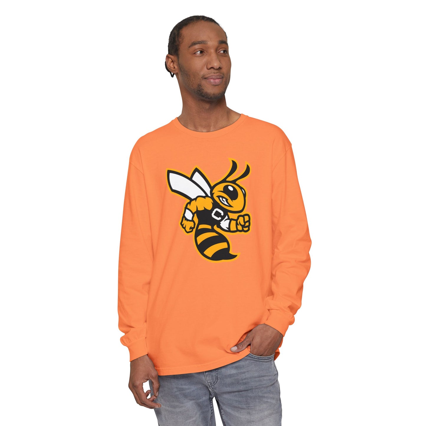 Garment-Dyed Long Sleeve Tee