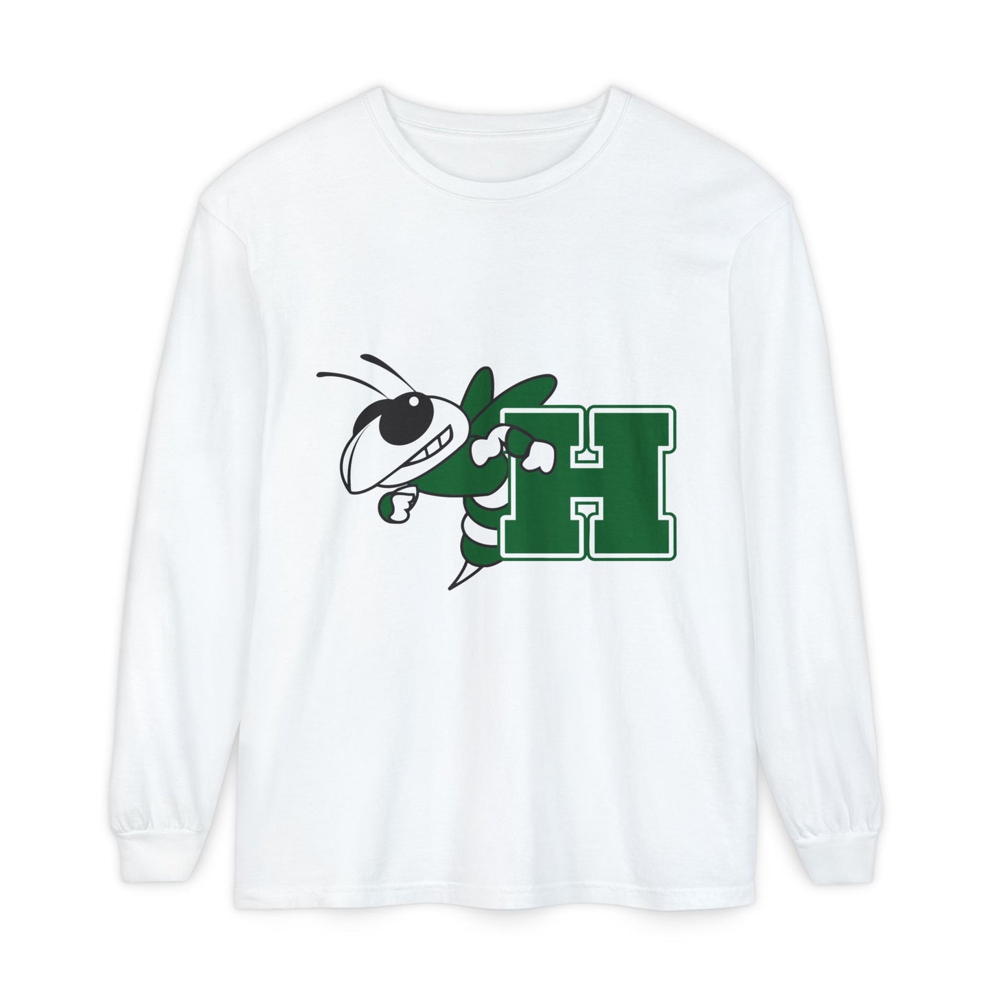Garment-Dyed Long Sleeve Tee