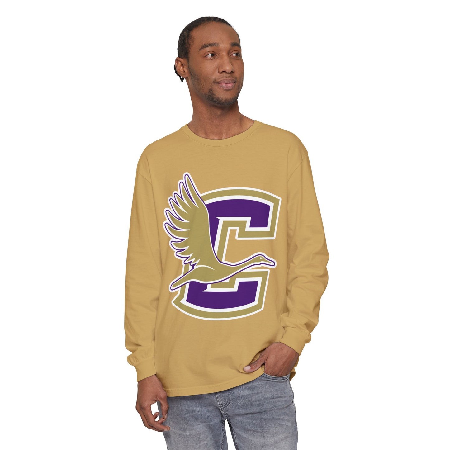 Garment-Dyed Long Sleeve Tee