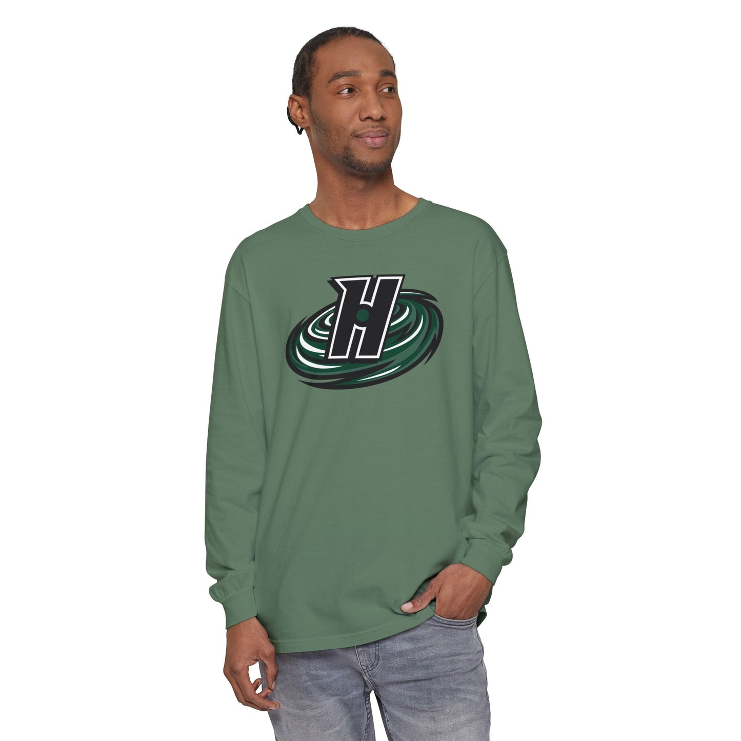 Garment-Dyed Long Sleeve Tee