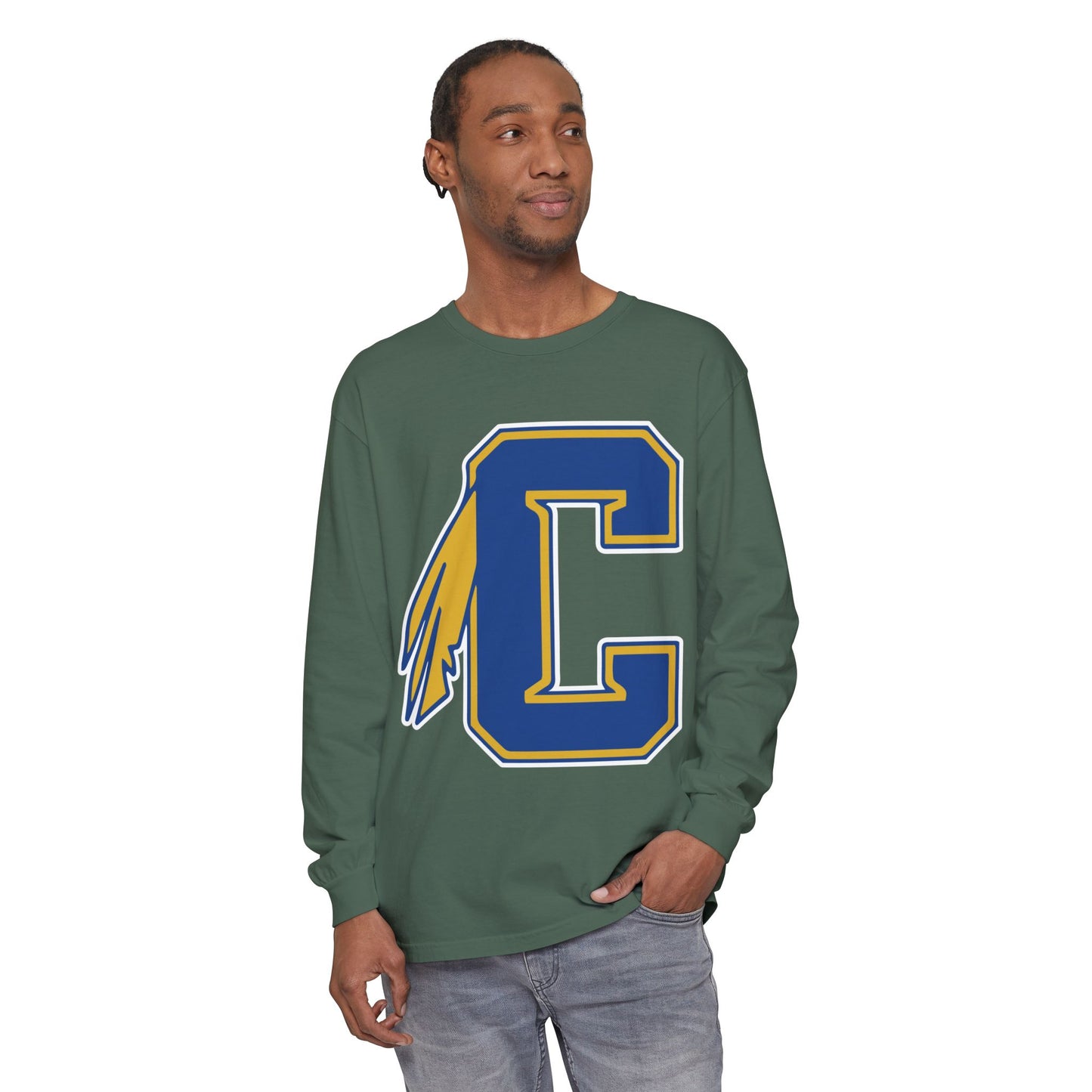 Garment-Dyed Long Sleeve Tee