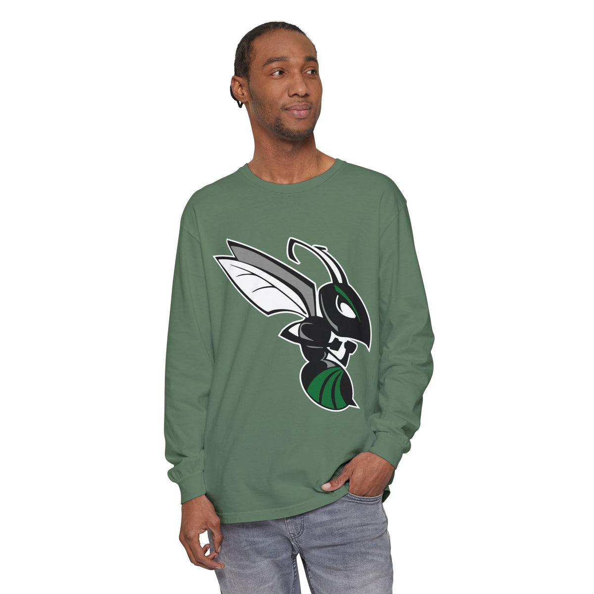 Garment-Dyed Long Sleeve Tee