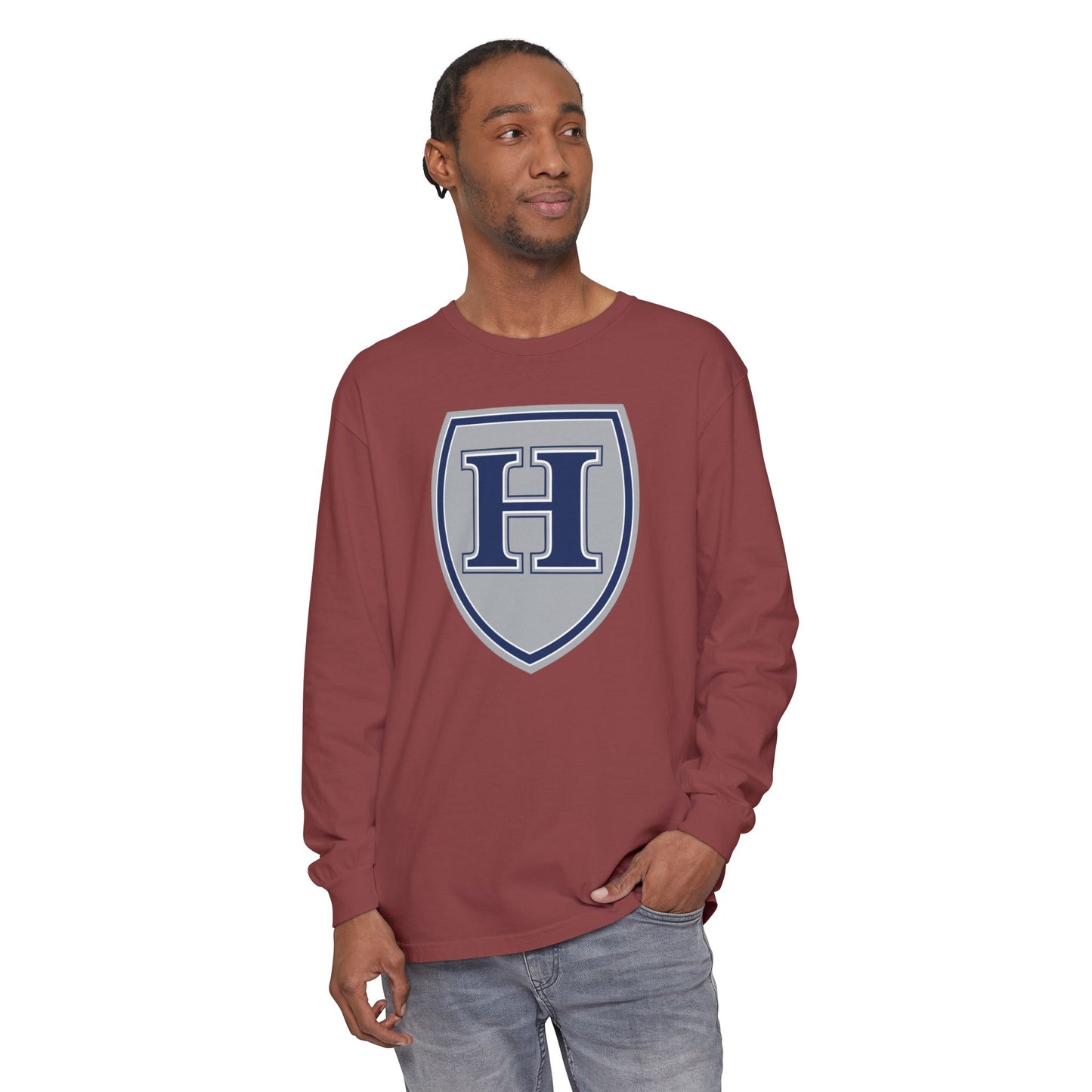 Garment-Dyed Long Sleeve Tee