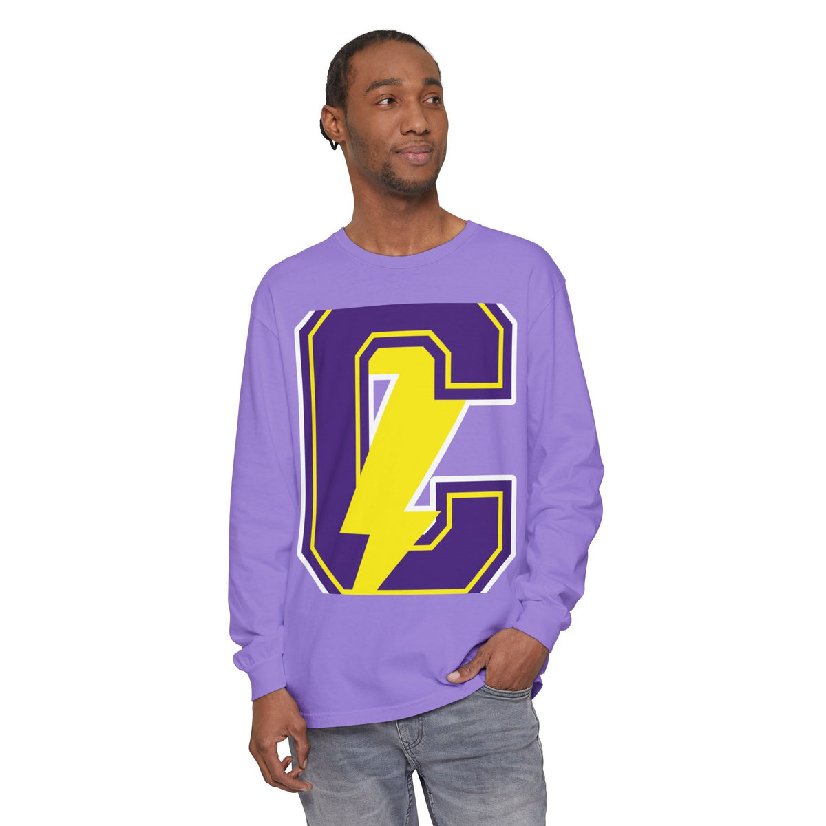 Garment-Dyed Long Sleeve Tee