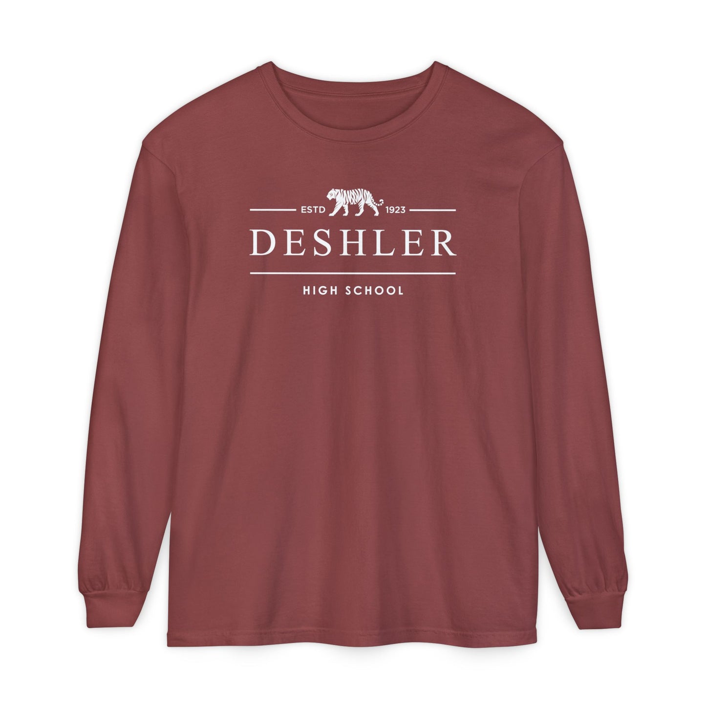 Garment-Dyed Long Sleeve Tee
