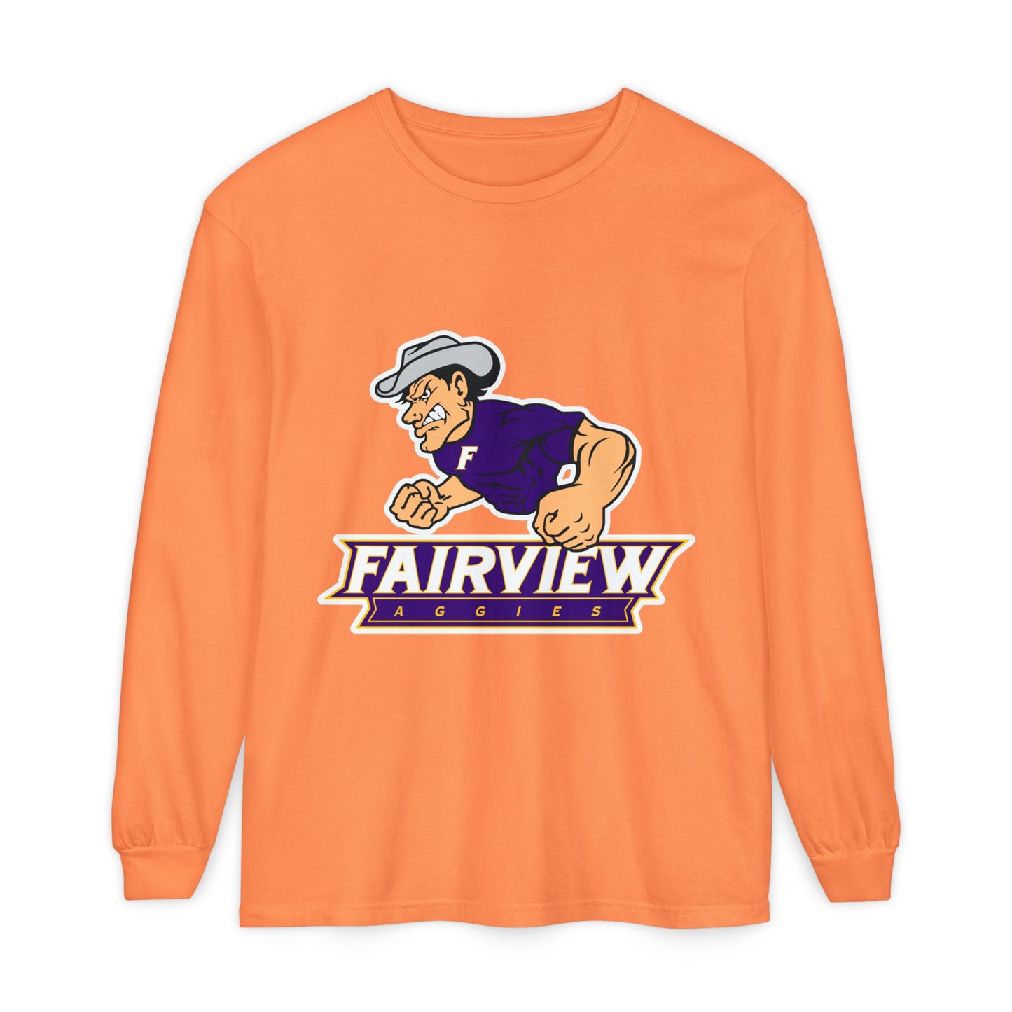 Garment-Dyed Long Sleeve Tee