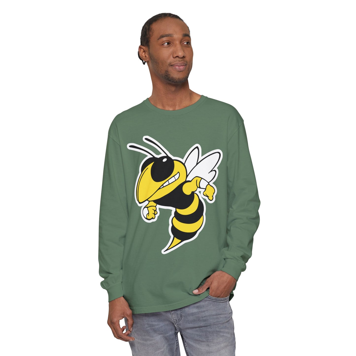 Garment-Dyed Long Sleeve Tee