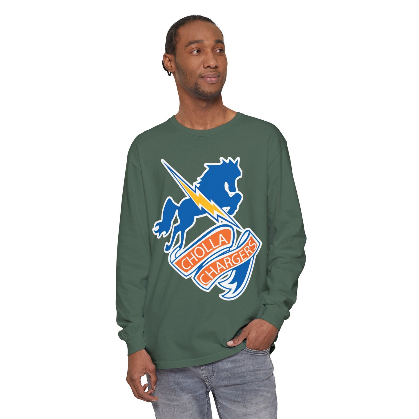 Garment-Dyed Long Sleeve Tee