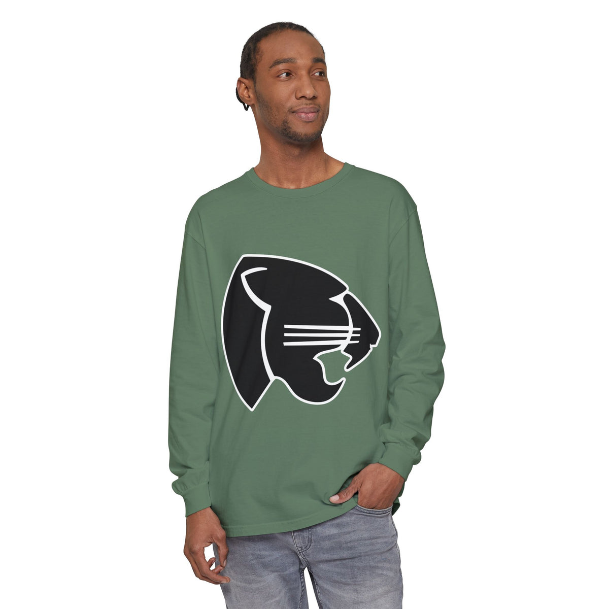 Garment-Dyed Long Sleeve Tee