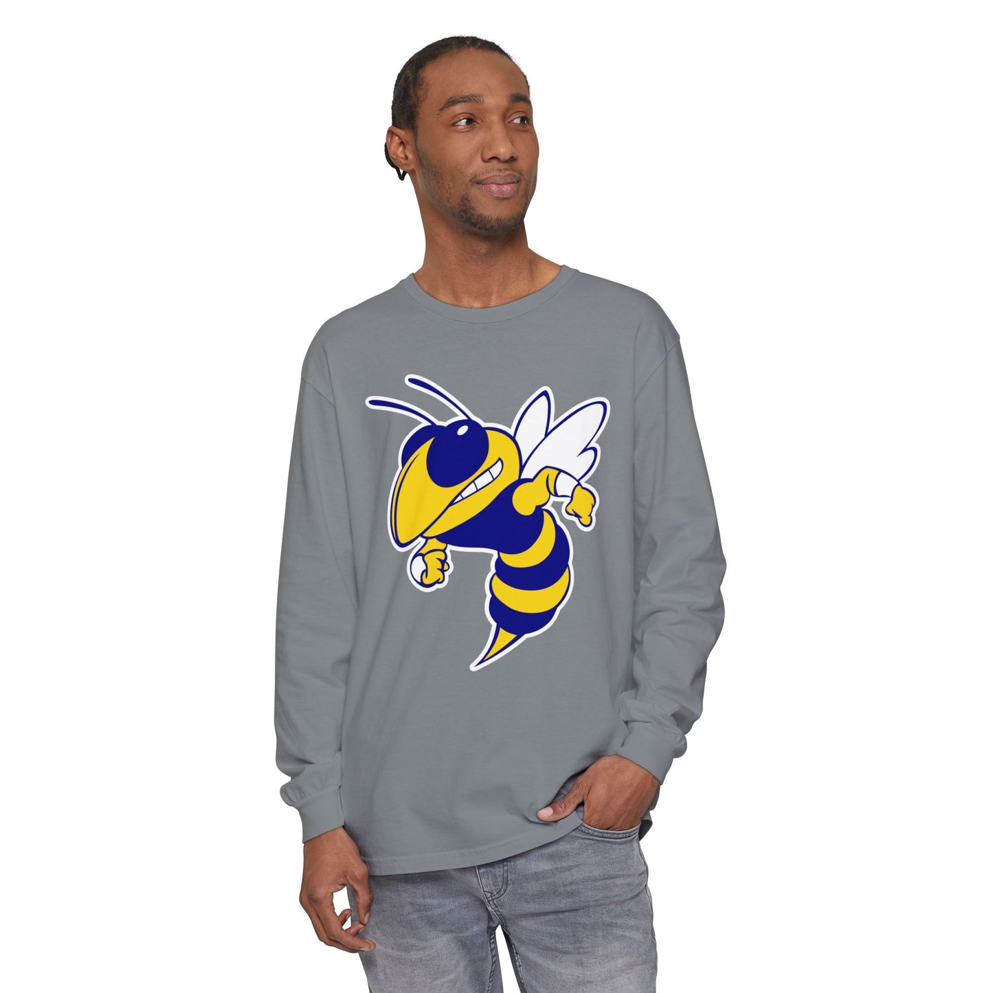 Garment-Dyed Long Sleeve Tee