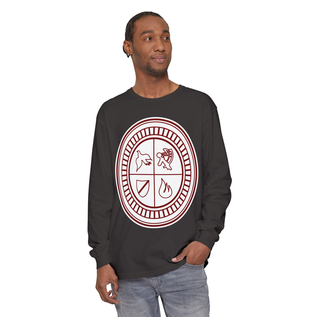 Garment-Dyed Long Sleeve Tee