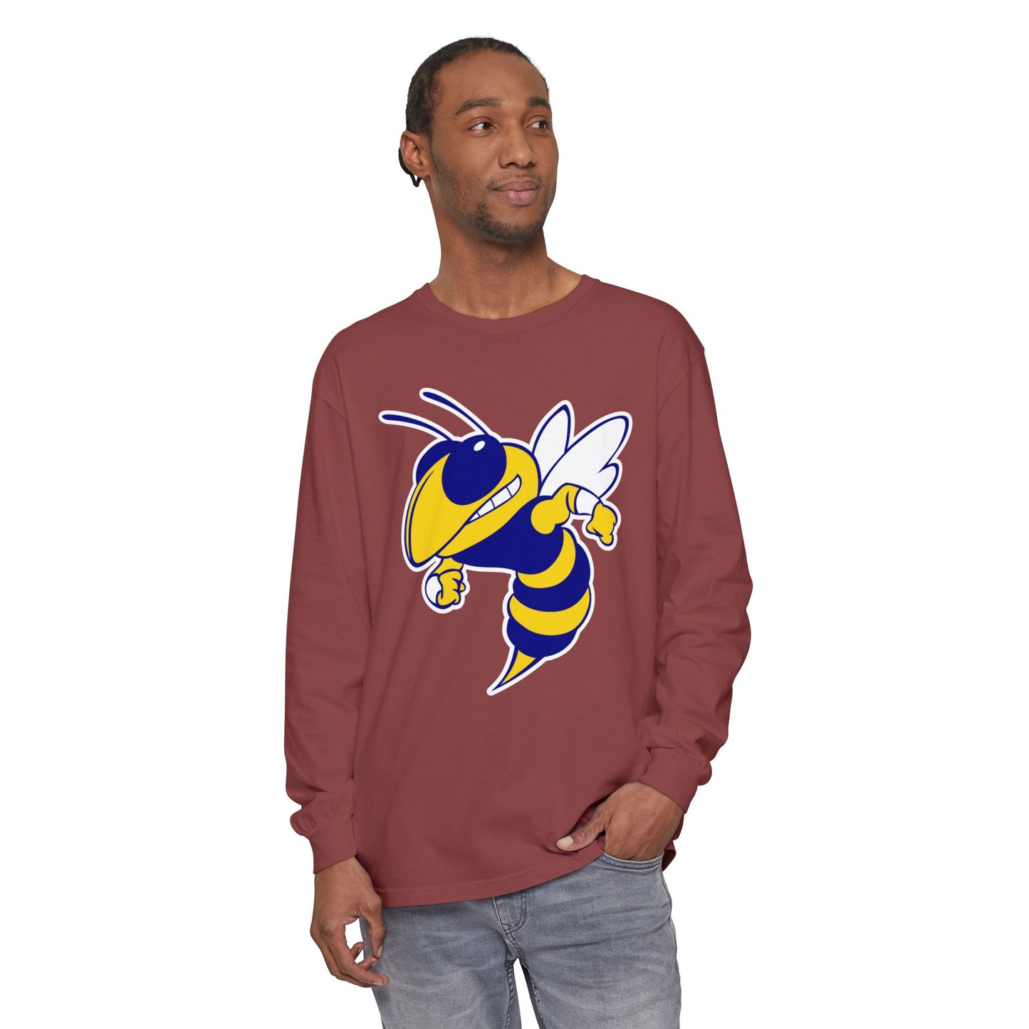 Garment-Dyed Long Sleeve Tee