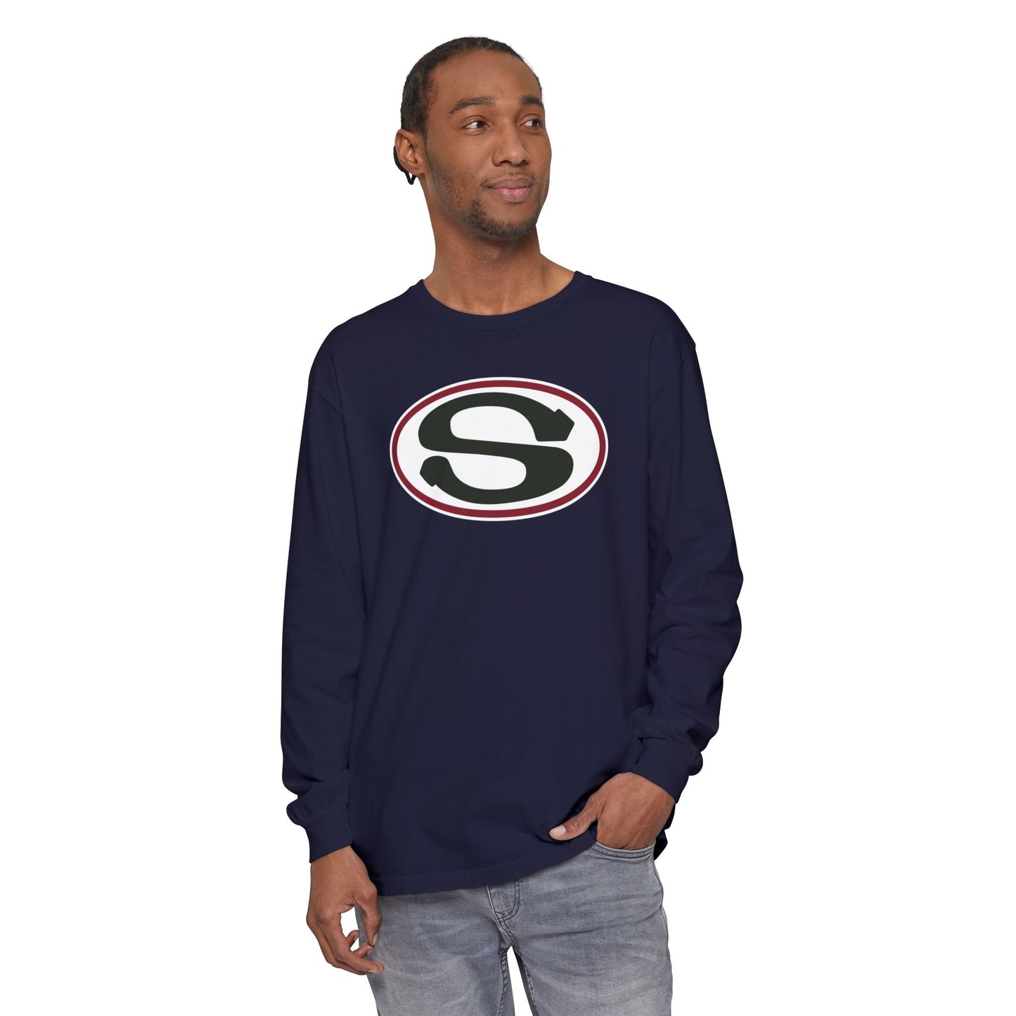 Garment-Dyed Long Sleeve Tee