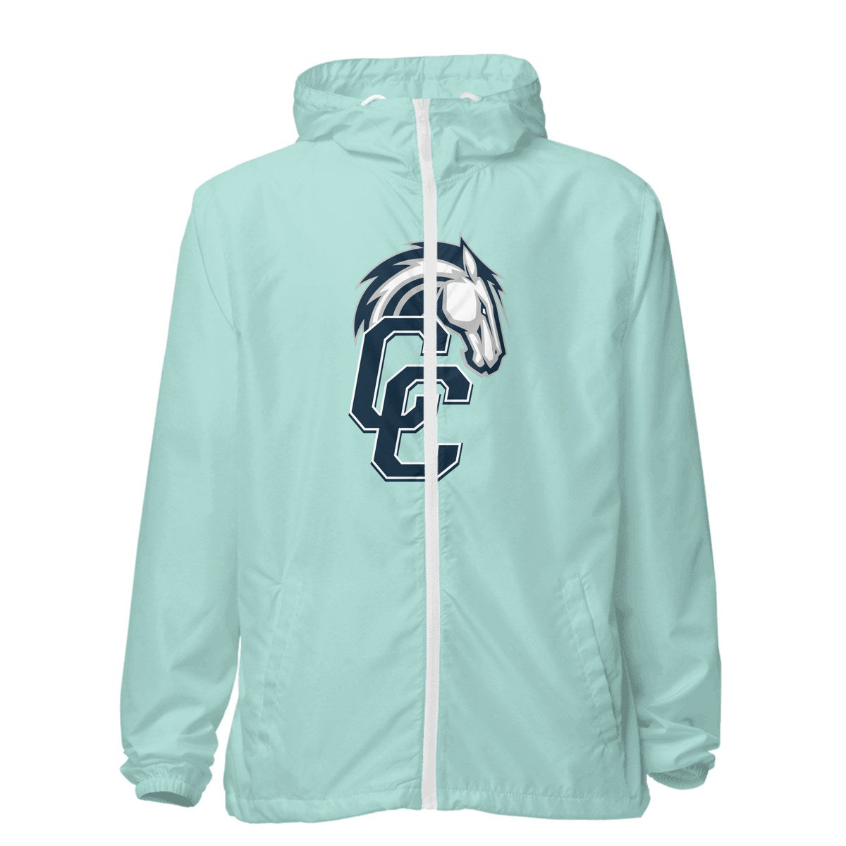 Design 1 – Aqua/White Zipper