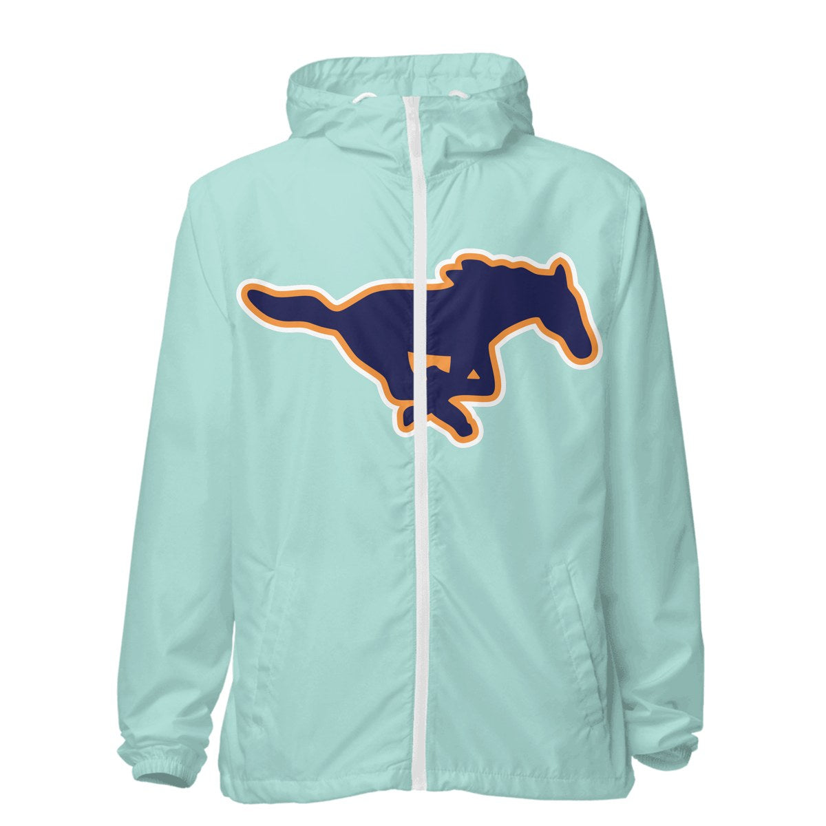 Design 1 – Aqua/White Zipper