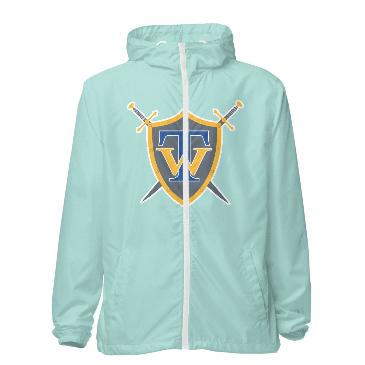 Design 2 – Aqua/White Zipper