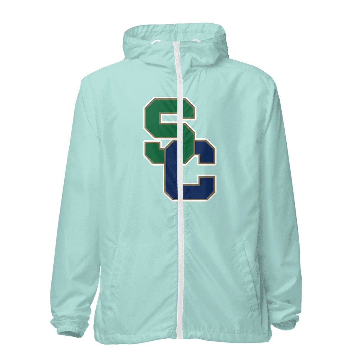 Design 2 – Aqua/White Zipper