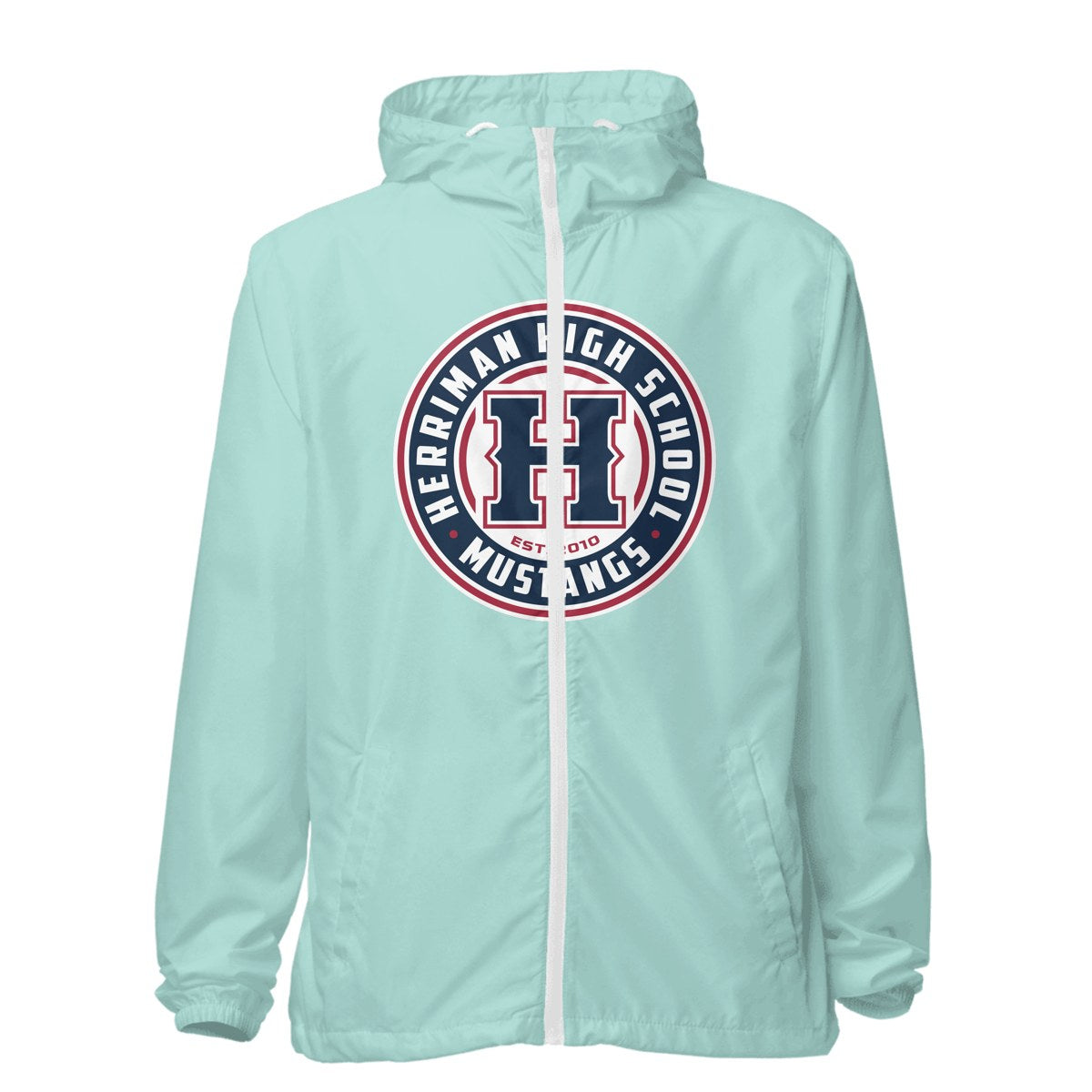 Design 2 – Aqua/White Zipper