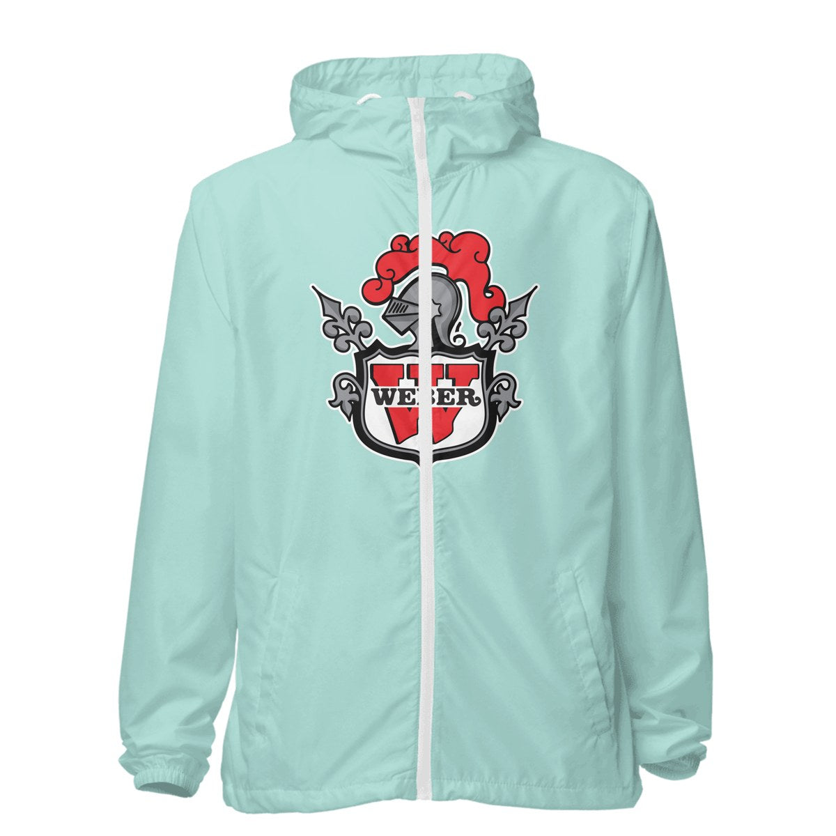 Design 2 – Aqua/White Zipper