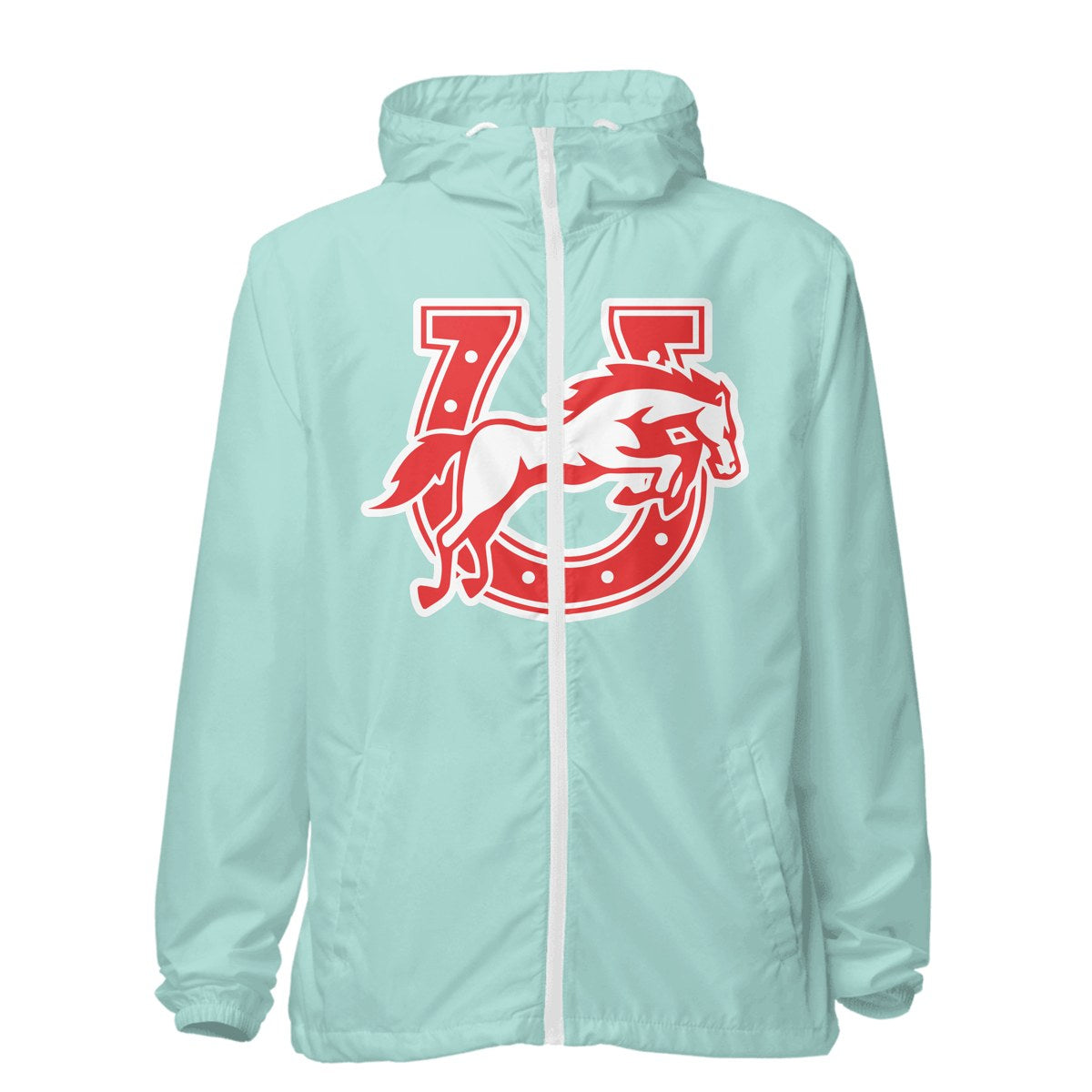 Design 2 – Aqua/White Zipper