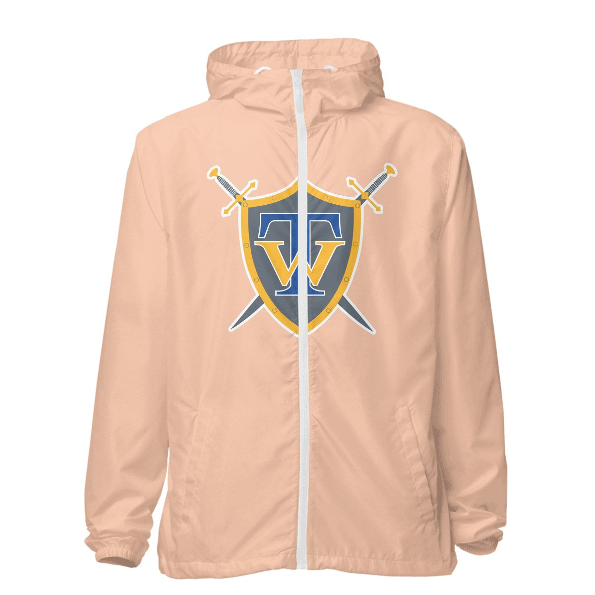 Design 2 – Blush/White Zipper