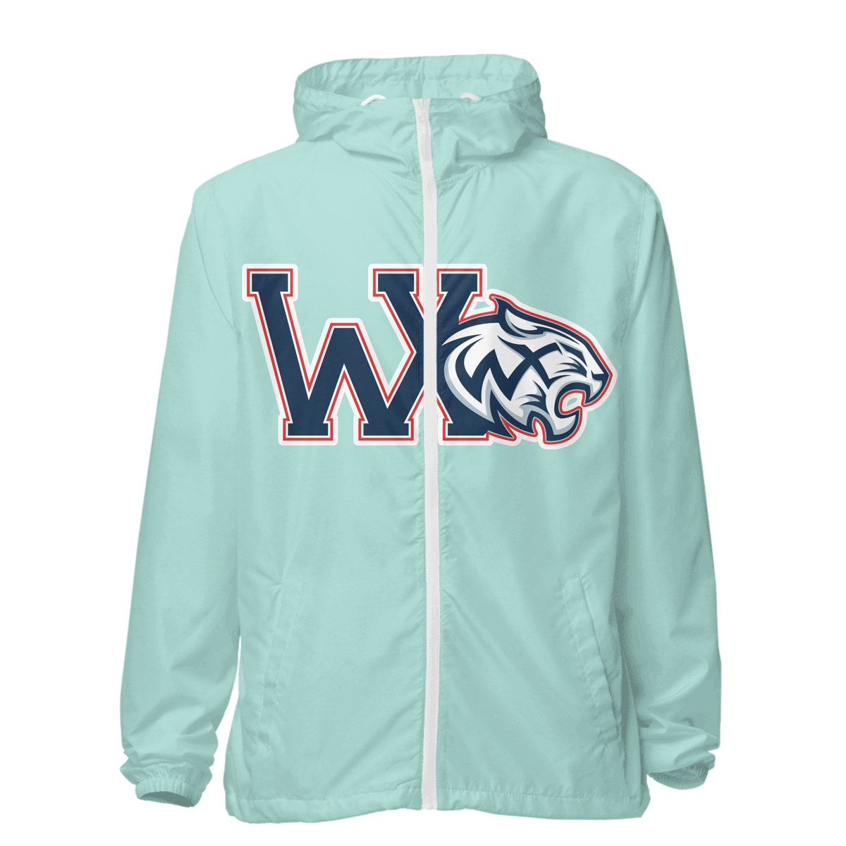 Design 4 – Aqua/White Zipper