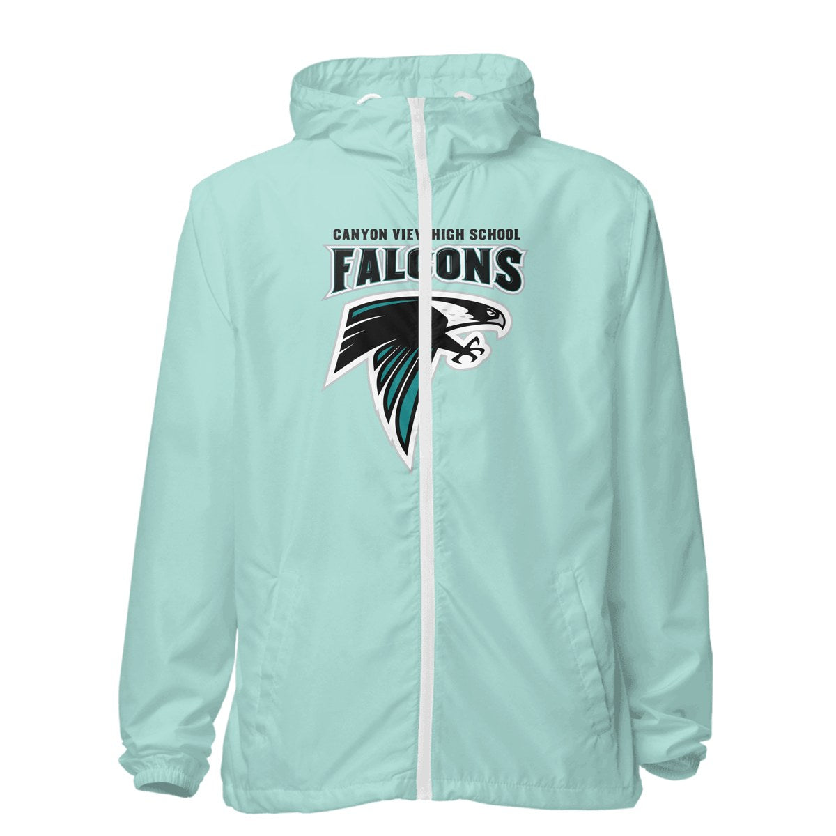 Design 5 – Aqua/White Zipper
