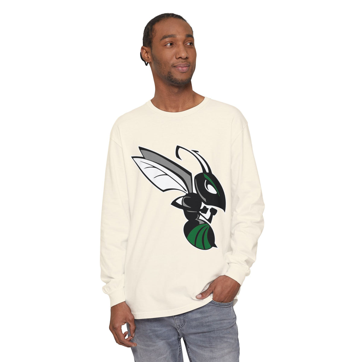 Garment-Dyed Long Sleeve Tee