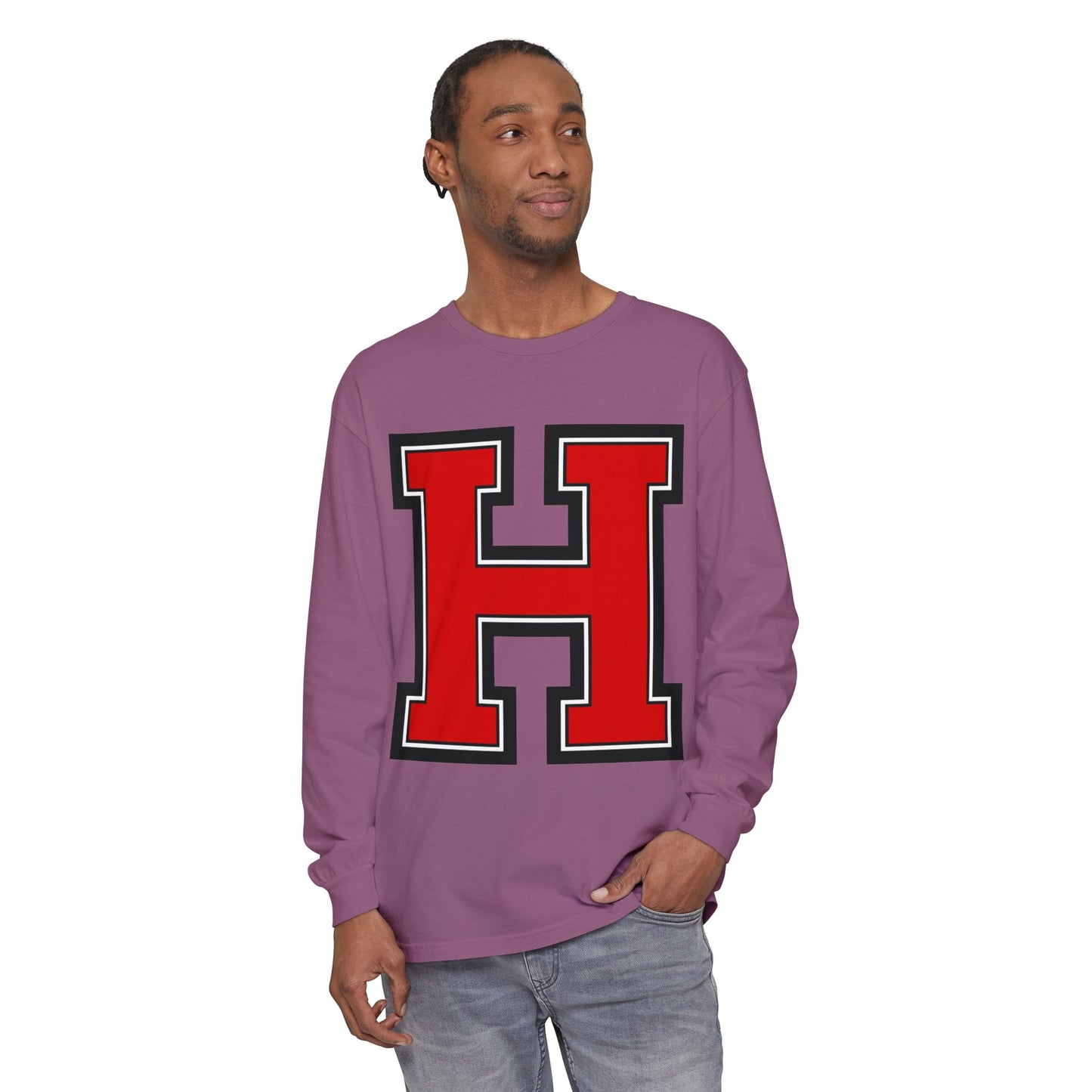 Garment-Dyed Long Sleeve Tee