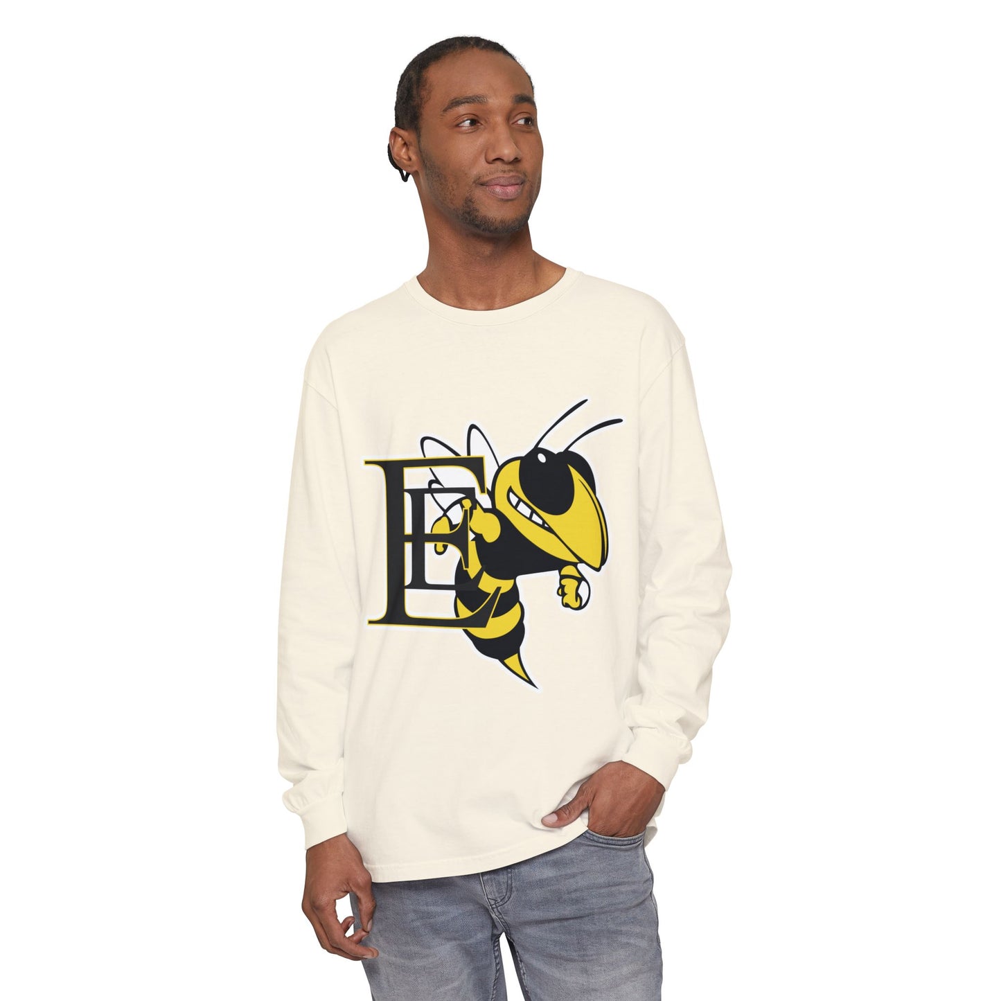 Garment-Dyed Long Sleeve Tee