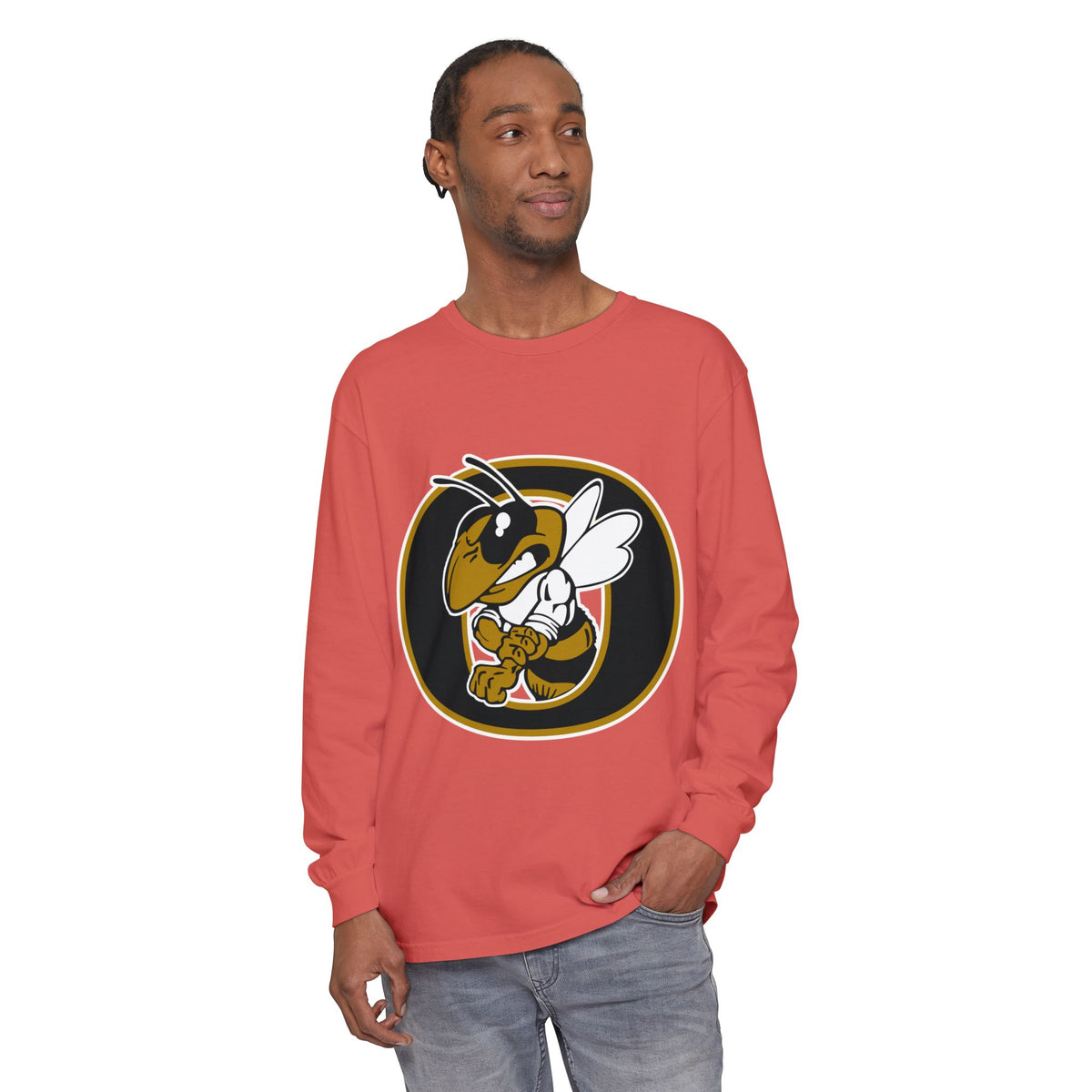 Garment-Dyed Long Sleeve Tee