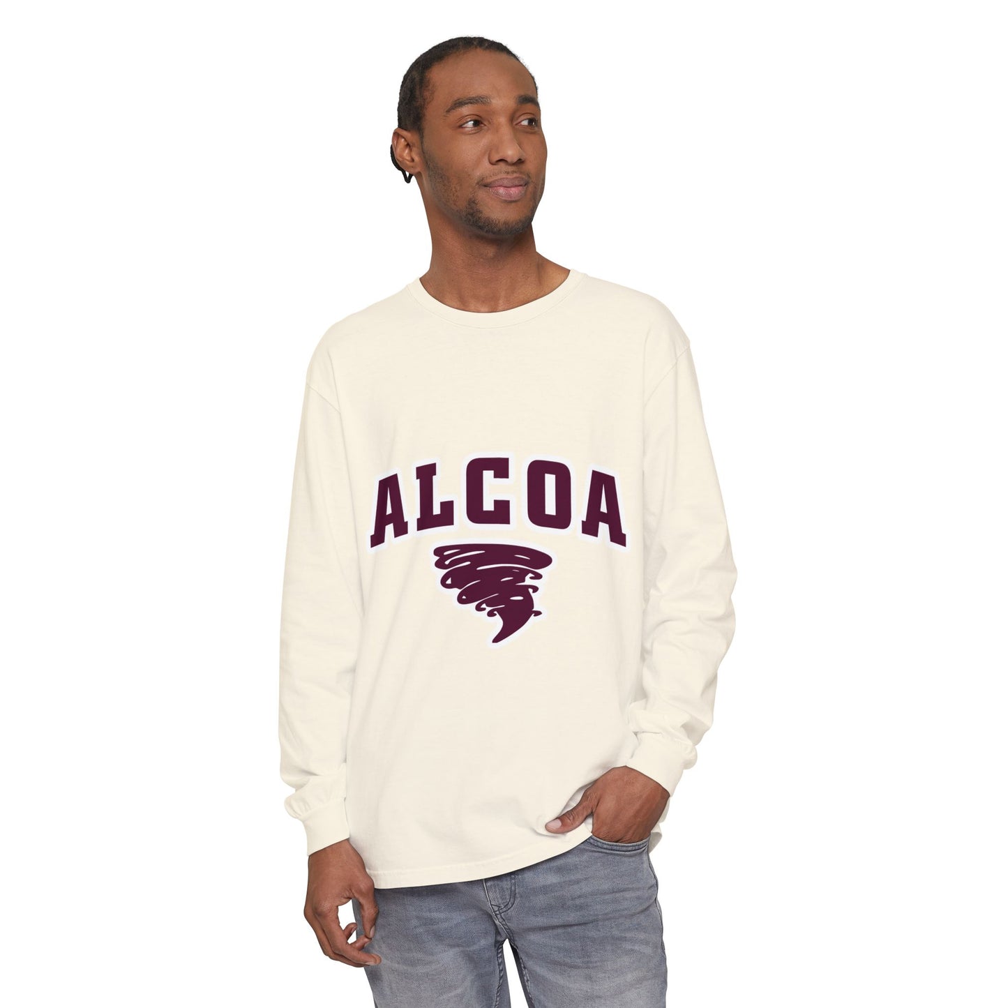 Garment-Dyed Long Sleeve Tee