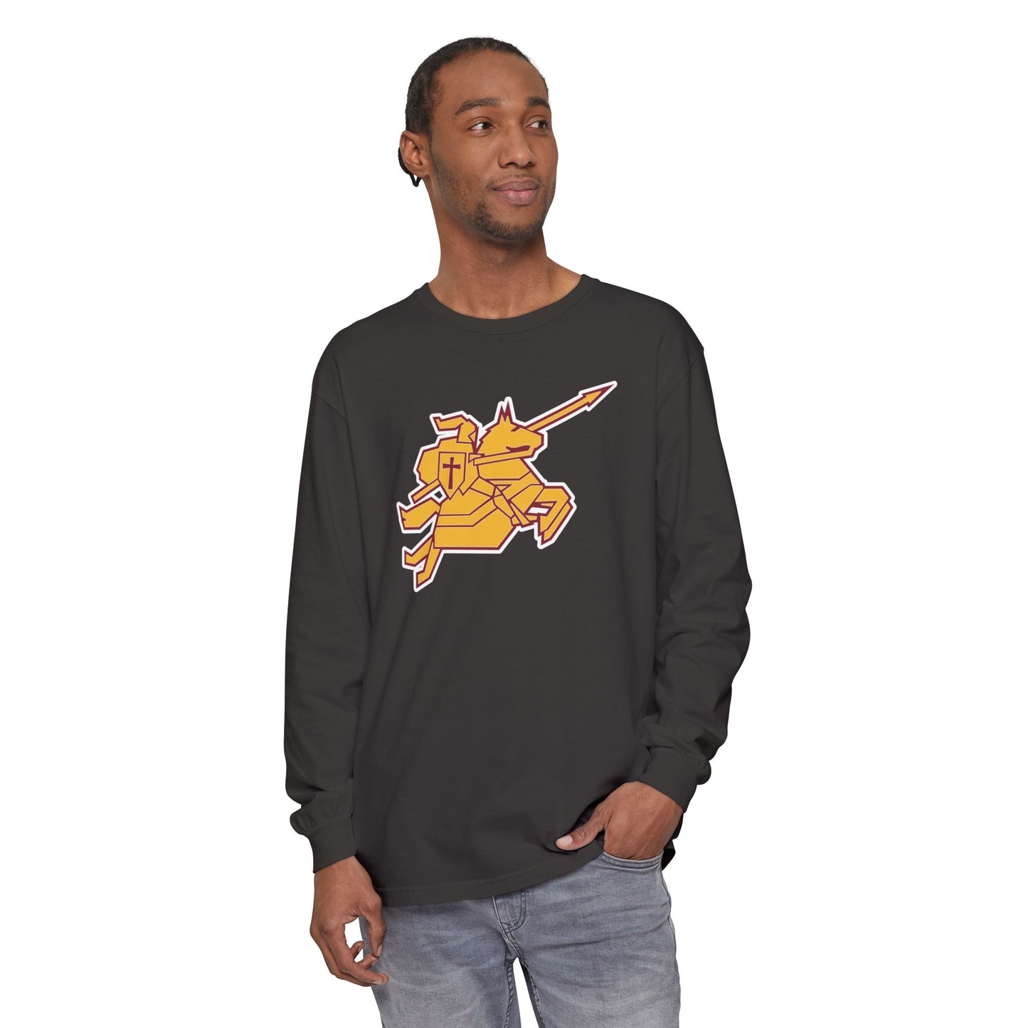Garment-Dyed Long Sleeve Tee